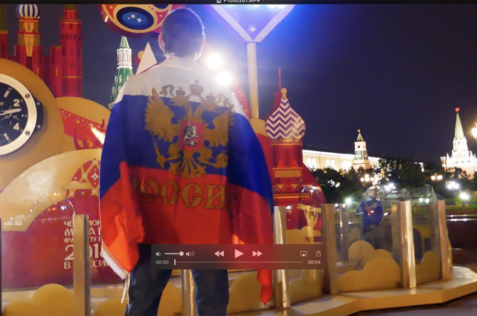 Os russos não dão bandeira