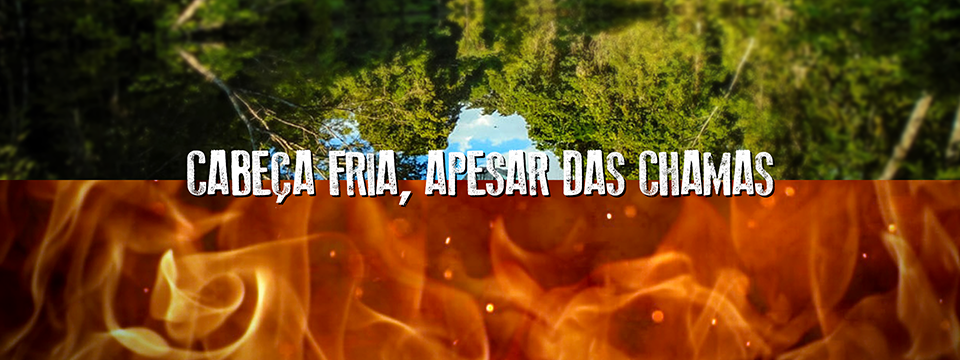 Cabeça fria, apesar das chamas