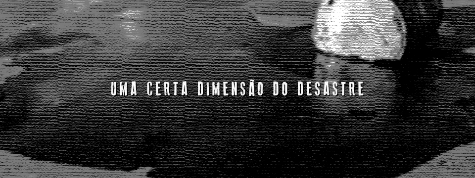 Uma certa dimensão do desastre