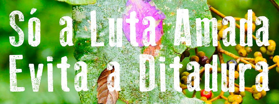 Só a luta amada evita a ditadura